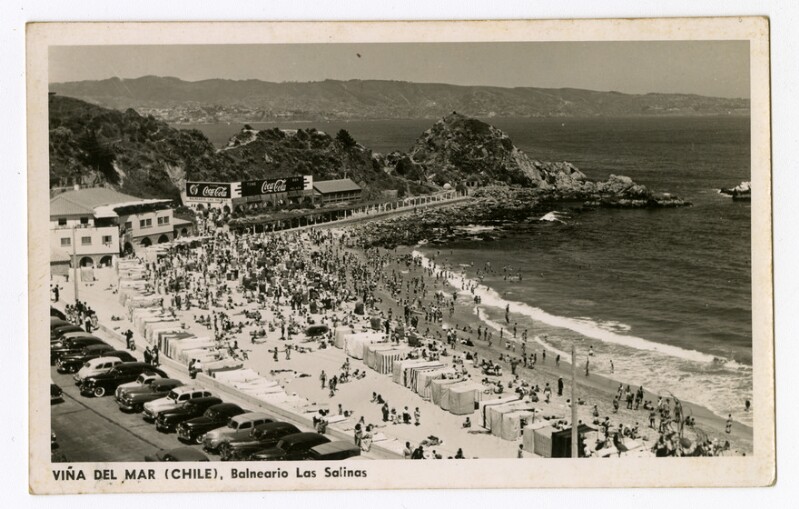 Postal clásica del balneario